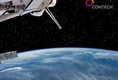 Space ship with space compo